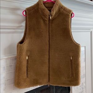 JCrew Sherpa vest L